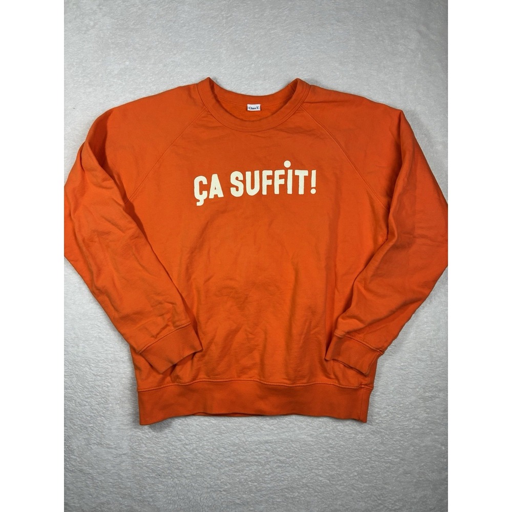 Clare V X Everytown For Gun Safety Orange Sweater Size Small